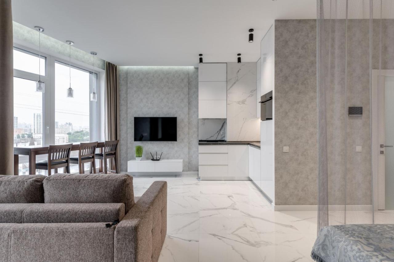 Luxurious Apartment With Panoramic View In The Historic Center Kiev Exterior foto
